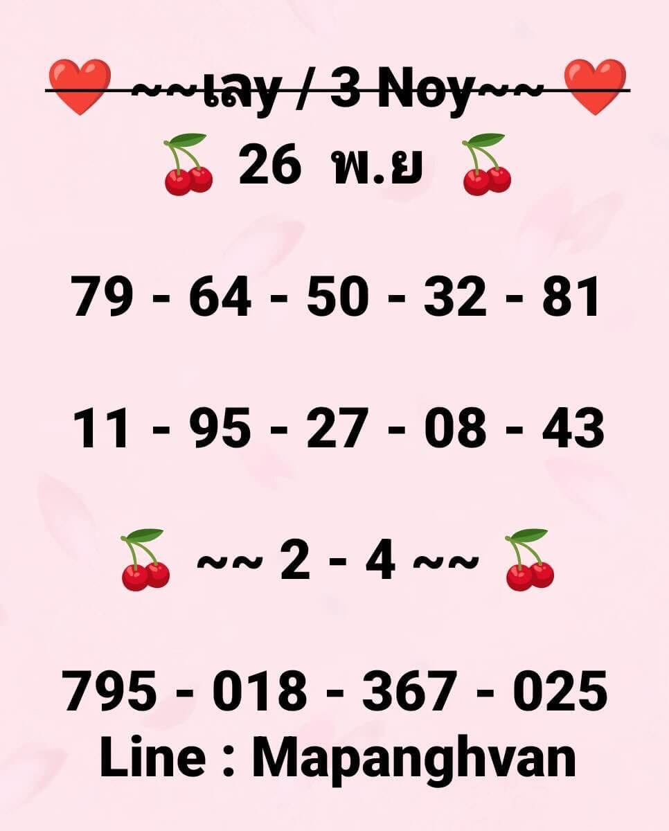 แนวทางหวยฮานอย 26/11/68 แนวทางหวยฮานอยวันนี้ออก งวดวันที่ 26 พฤศจิกายน 2568 หวยฮานอย 26-11-68 ชุด2