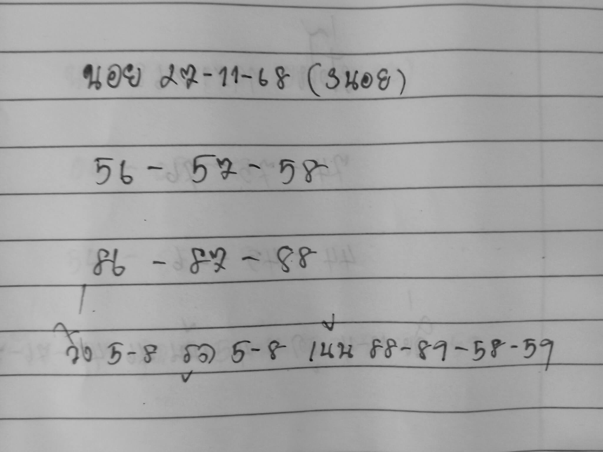 แนวทางหวยฮานอย 27/11/68 แนวทางหวยฮานอยวันนี้ออก งวดวันที่ 27 พฤศจิกายน 2568 หวยฮานอย 27-11-68 ชุด3