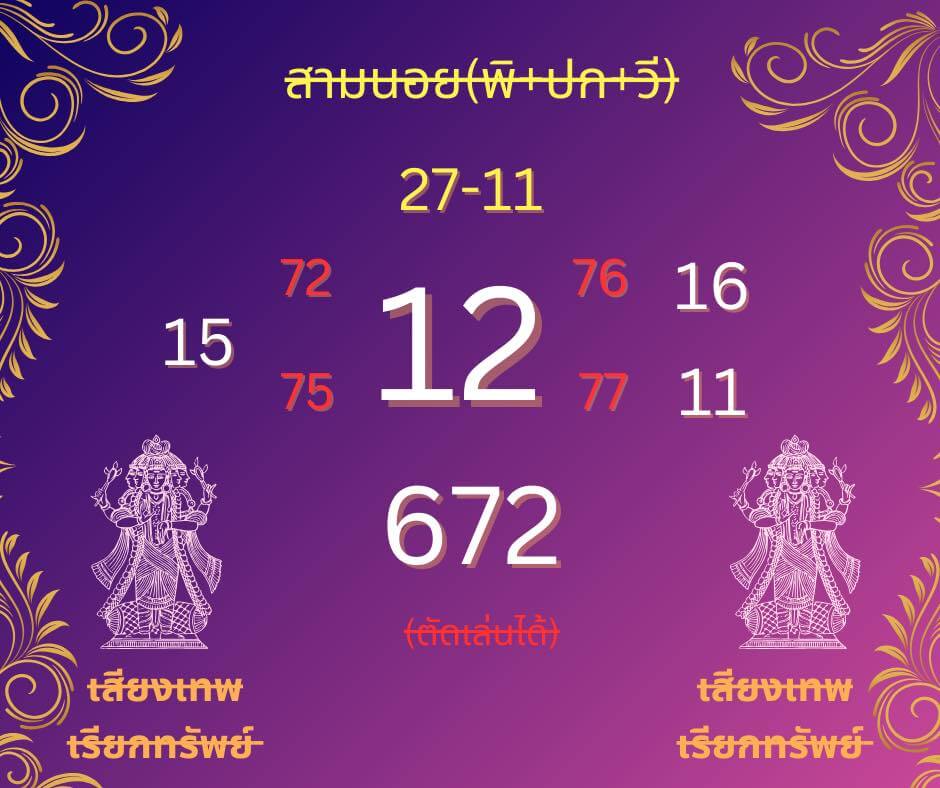 แนวทางหวยฮานอย 27/11/68 แนวทางหวยฮานอยวันนี้ออก งวดวันที่ 27 พฤศจิกายน 2568 หวยฮานอย 27-11-68 ชุด7