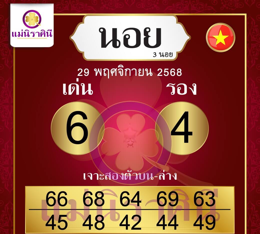 หวยฮานอย 29-11-68 ชุด7