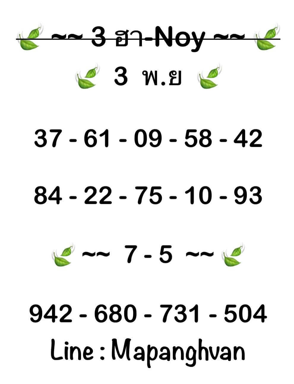 แนวทางหวยฮานอย 3/11/68 แนวทางหวยฮานอยวันนี้ออก งวดวันที่ 3 พฤศจิกายน 2568 หวยฮานอย 3-11-68 ชุด3