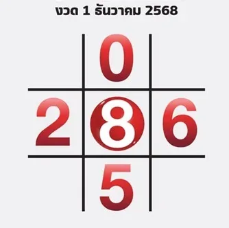 เลขเด็ดทักษาพารวย 1/12/68