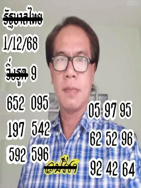 เลขเด็ดอ.ปรีชา 1/12/68