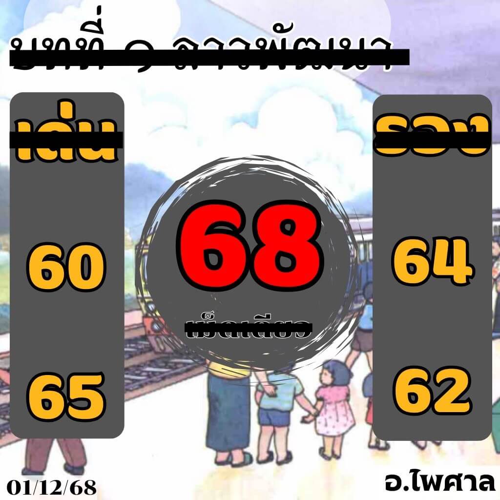 หวยลาว 1-12-68 ชุด8