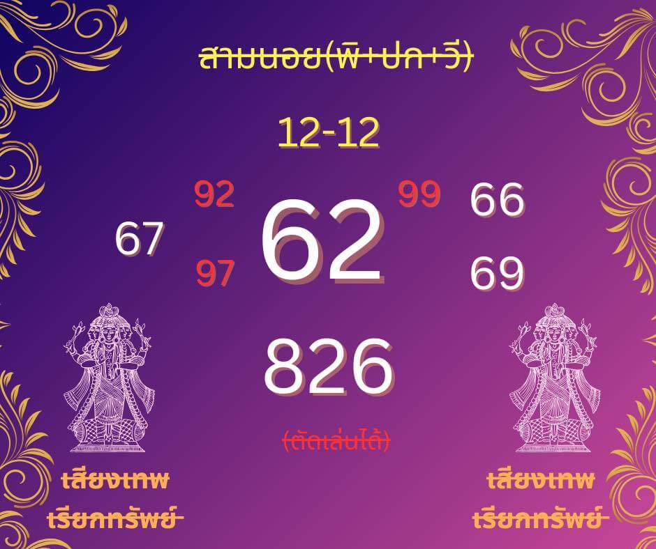 แนวทางหวยฮานอย 12/12/68 แนวทางหวยฮานอยวันนี้ออก งวดวันที่ 12 ธันวาคม 2568 หวยฮานอย 12-12-68 ชุด5