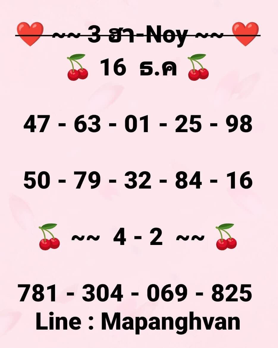 แนวทางหวยฮานอย 16/12/68 แนวทางหวยฮานอยวันนี้ออก งวดวันที่ 16 ธันวาคม 2568 หวยฮานอย 16-12-68 ชุด4