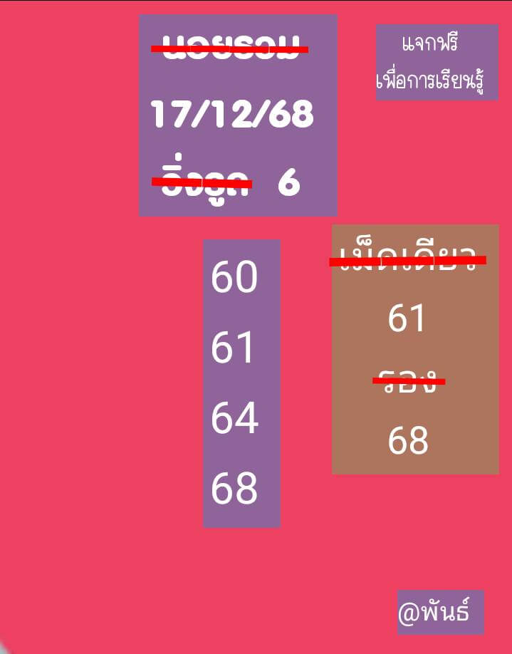 แนวทางหวยฮานอย 17/12/68 แนวทางหวยฮานอยวันนี้ออก งวดวันที่ 17 ธันวาคม 2568 หวยฮานอย 17-12-68 ชุด3