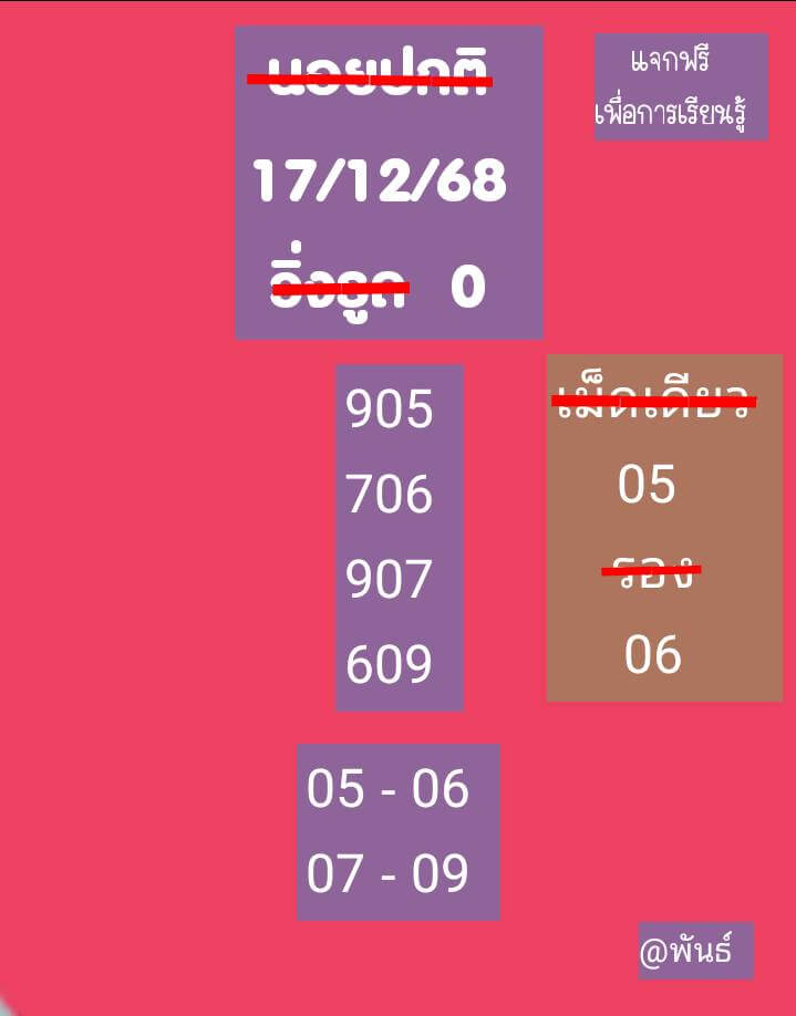 แนวทางหวยฮานอย 17/12/68 แนวทางหวยฮานอยวันนี้ออก งวดวันที่ 17 ธันวาคม 2568 หวยฮานอย 17-12-68 ชุด5