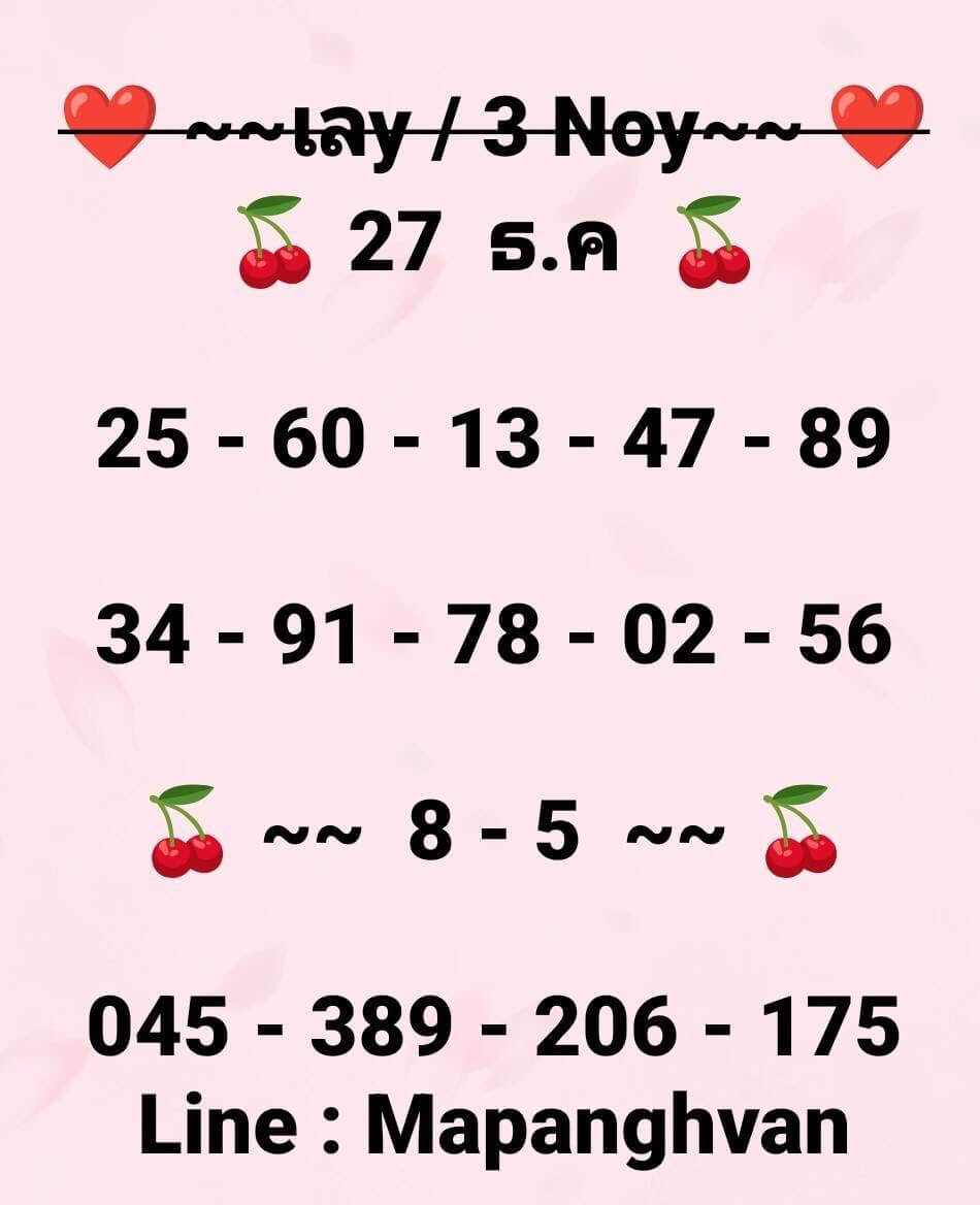 แนวทางหวยฮานอย 27/12/68 แนวทางหวยฮานอยวันนี้ออก งวดวันที่ 27 ธันวาคม 2568 หวยฮานอย 27-12-68 ชุด1