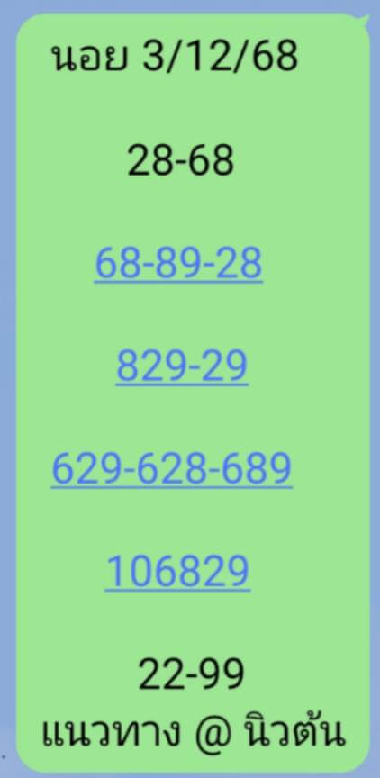 แนวทางหวยฮานอย 3/12/68 แนวทางหวยฮานอยวันนี้ออก งวดวันที่ 3 ธันวาคม 2568 หวยฮานอย 3-12-68 ชุด6