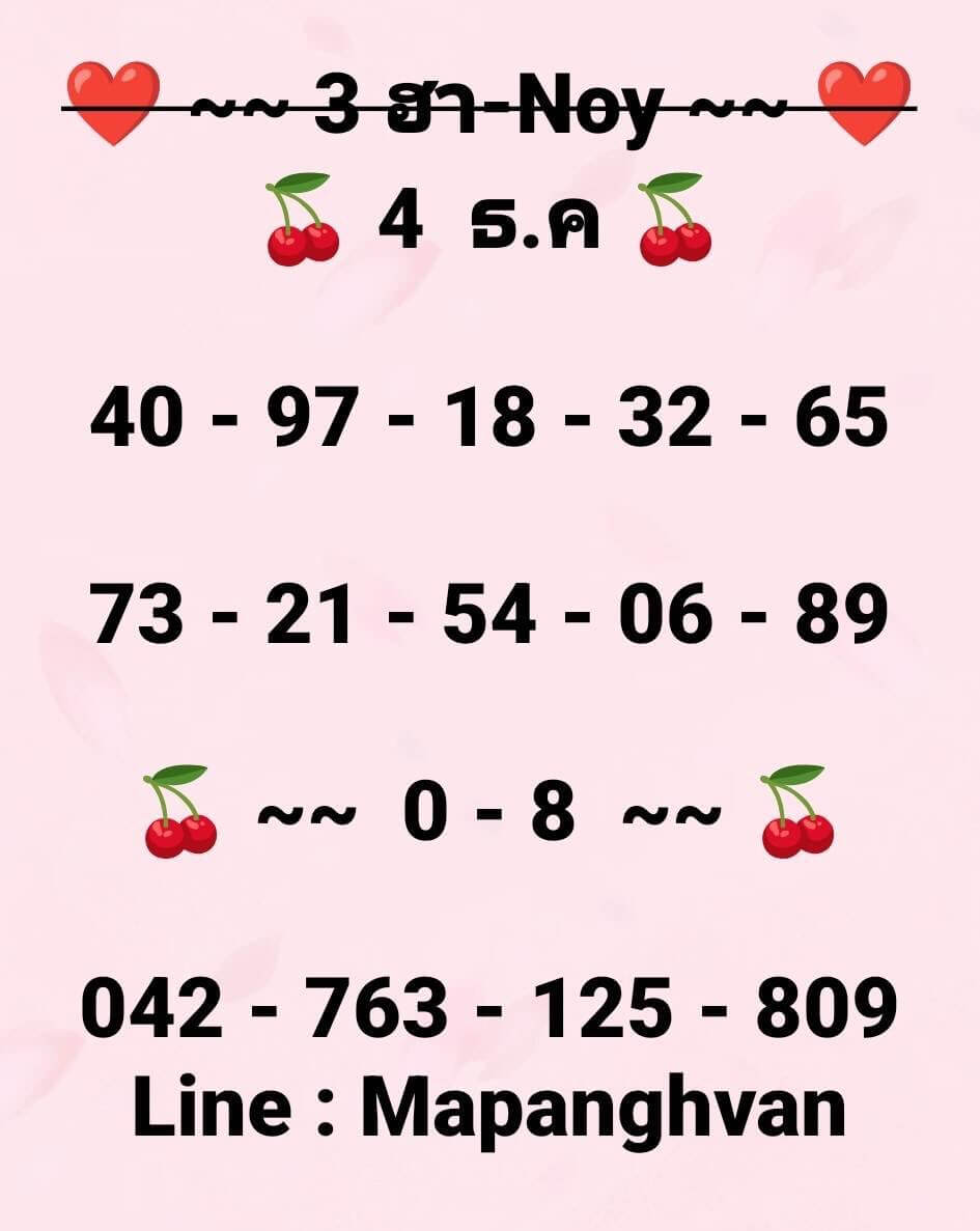 หวยฮานอย 4-12-68 ชุด3