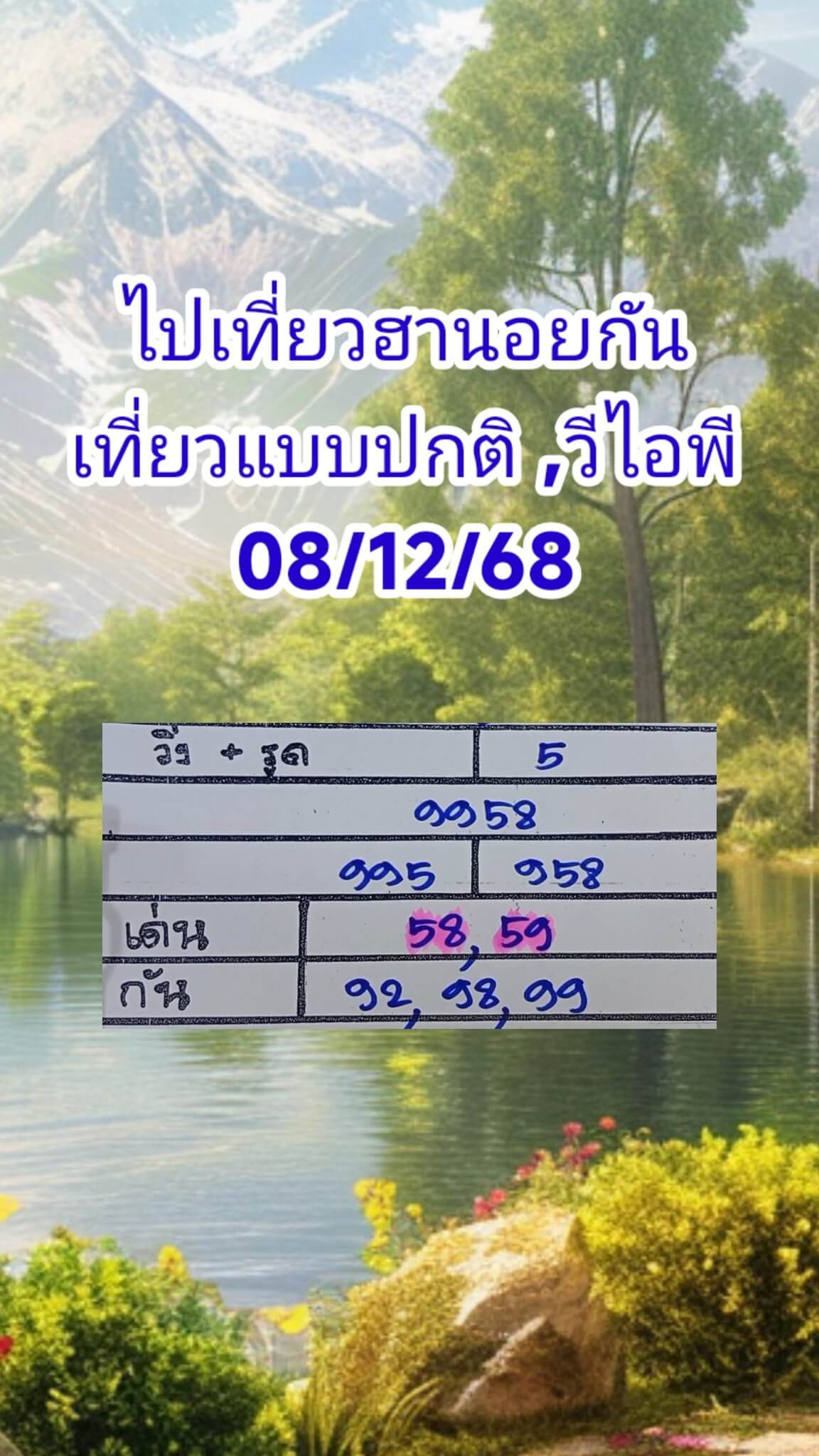 แนวทางหวยฮานอย 8/12/68 แนวทางหวยฮานอยวันนี้ออก งวดวันที่ 8 ธันวาคม 2568 หวยฮานอย 8-12-68 ชุด1