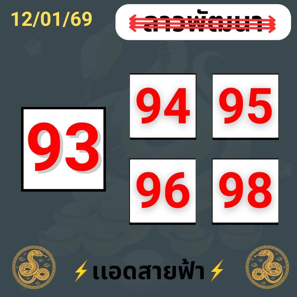 หวยลาว 12-1-69 ชุด10