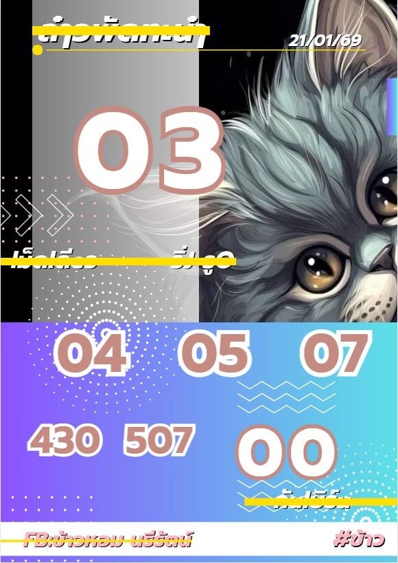 หวยลาว 21-1-69 ชุด10