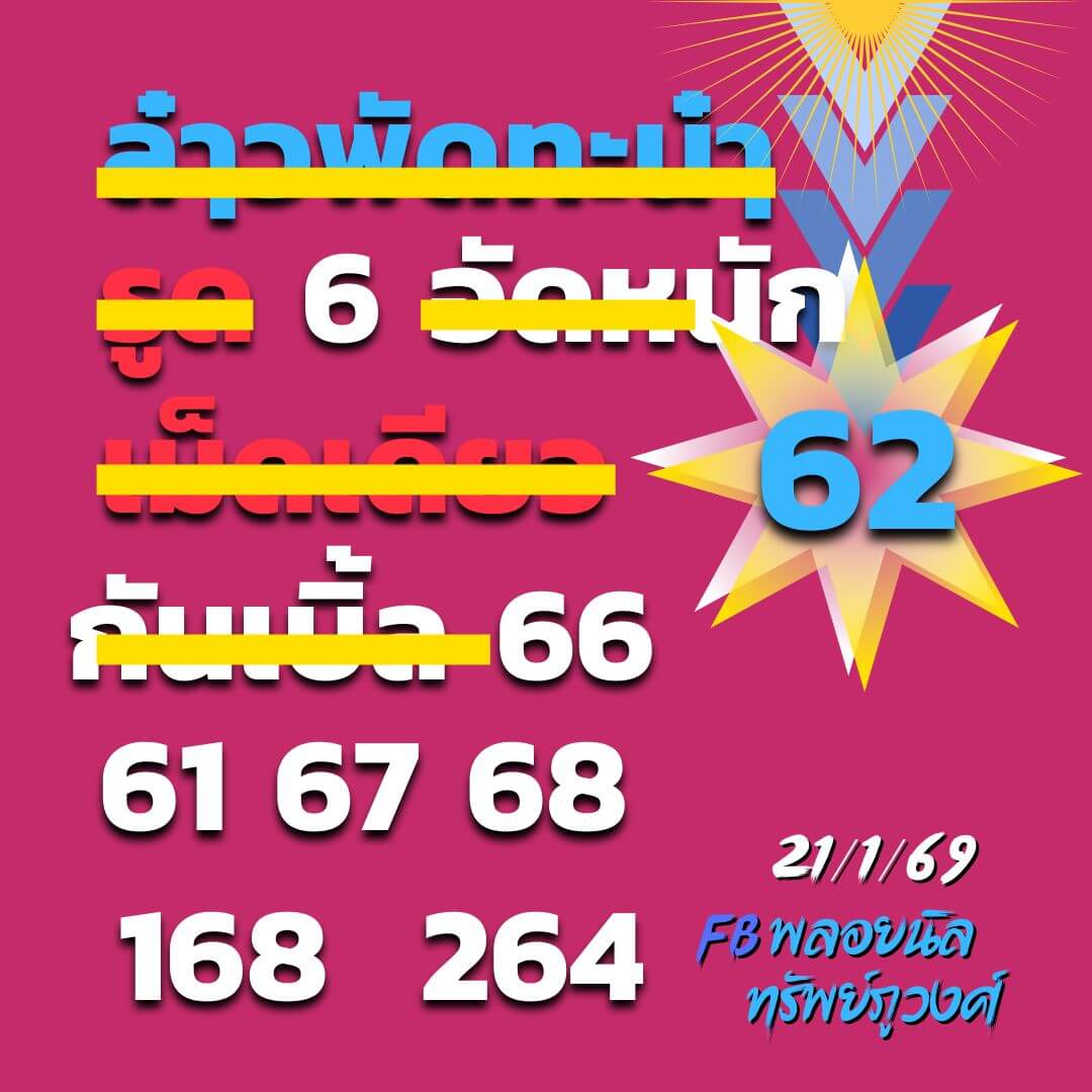 หวยลาว 21 1 69 ชุด4