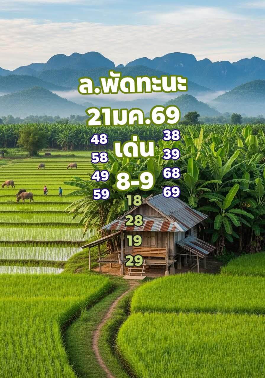 หวยลาว 21-1-69 ชุด8