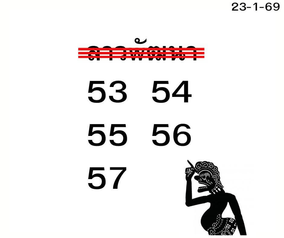หวยลาว 23-1-69 ชุด5