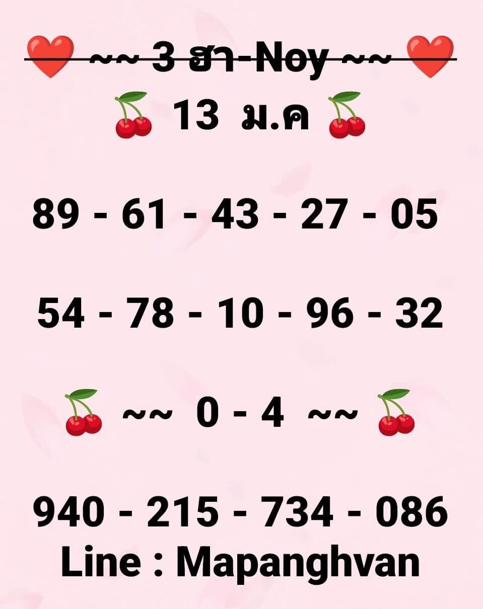 แนวทางหวยฮานอย 13/1/69 แนวทางหวยฮานอยวันนี้ออก งวดวันที่ 13 มกราคม 2568 หวยฮานอย 13-1-69 ชุด1
