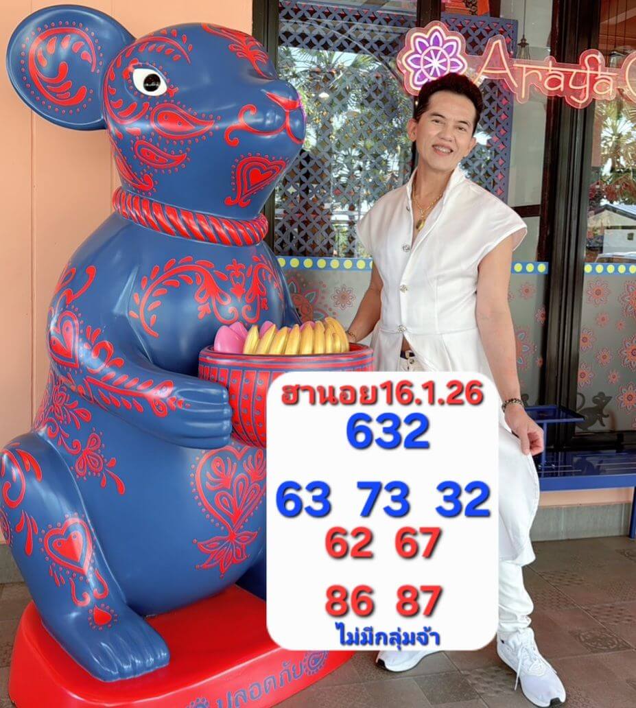 แนวทางหวยฮานอย 16/1/69 แนวทางหวยฮานอยวันนี้ออก งวดวันที่ 16 มกราคม 2568 หวยฮานอย 16-1-69 ชุด5