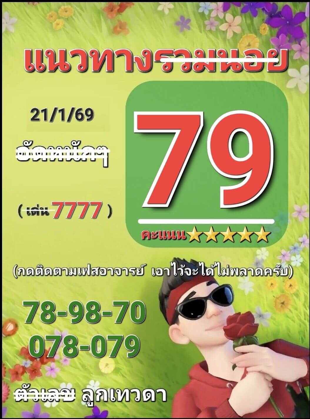 แนวทางหวยฮานอย 21/1/69 แนวทางหวยฮานอยวันนี้ออก งวดวันที่ 21 มกราคม 2568 หวยฮานอย 21-1-69 ชุด1