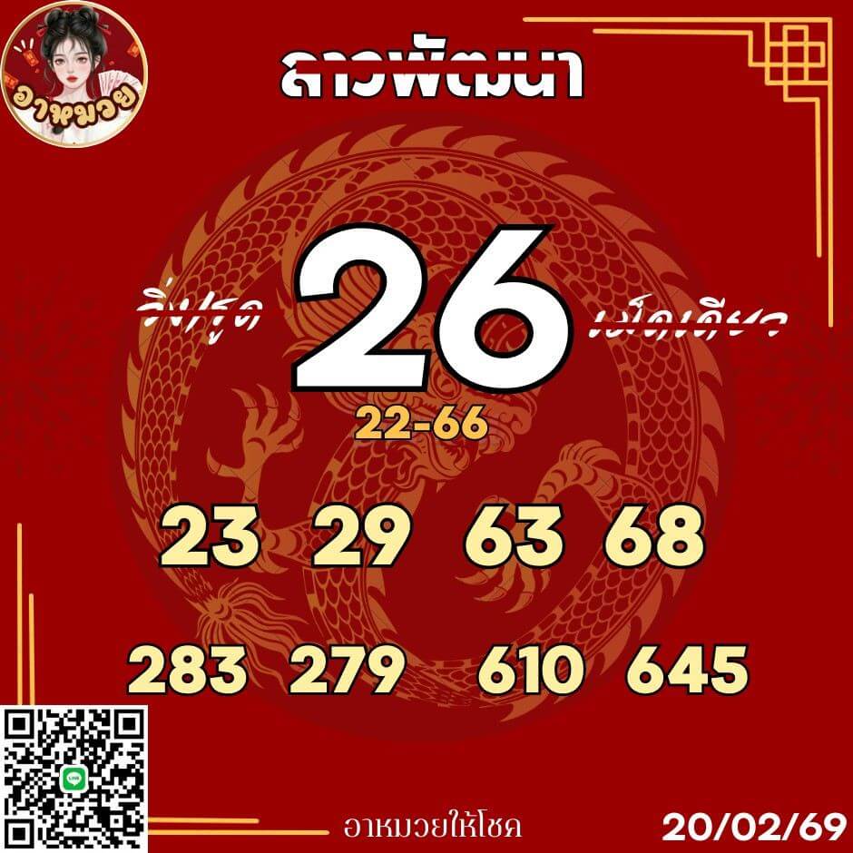 หวยลาว 20-2-69 ชุด6