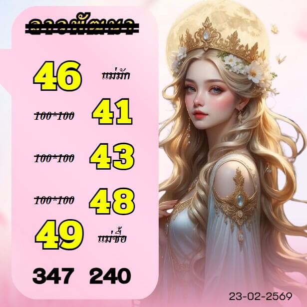 หวยลาว 23-2-69 ชุด4