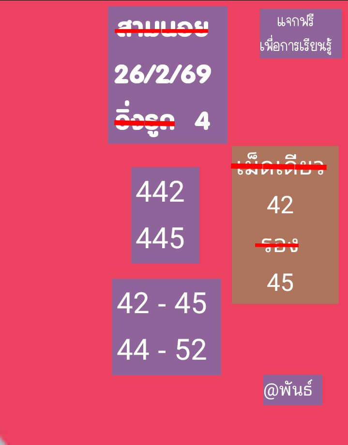 แนวทางหวยฮานอย 26/2/69 แนวทางหวยฮานอยวันนี้ออก งวดวันที่ 26 กุมภาพันธ์ 2569 หวยฮานอย 26-2-69 ชุด7