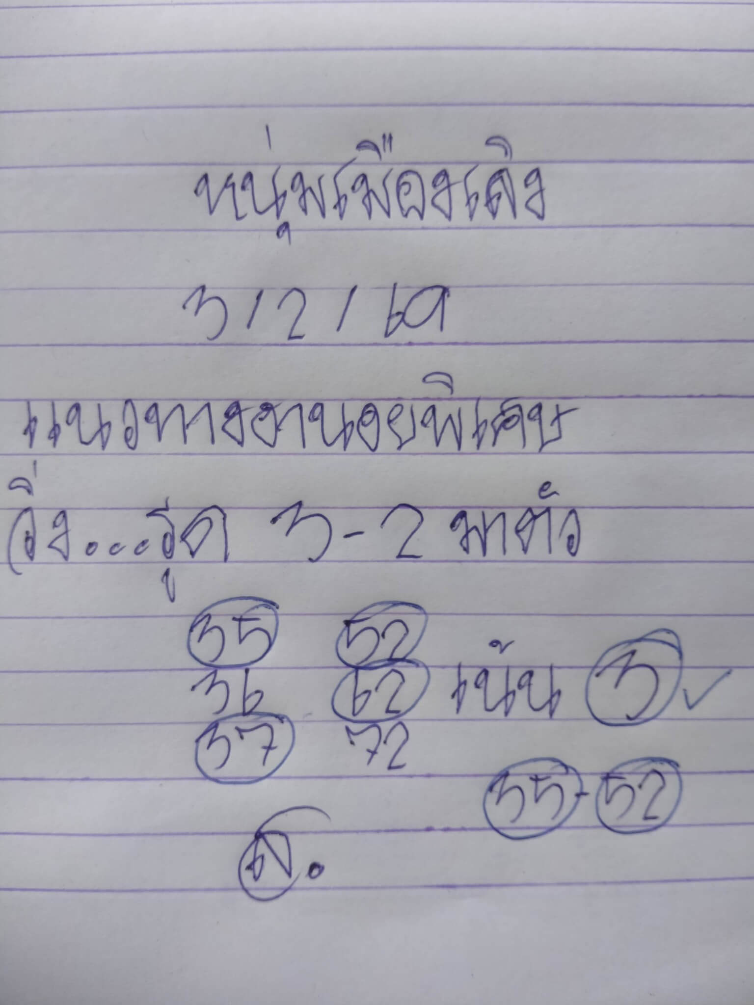 แนวทางหวยฮานอย 3/2/69 แนวทางหวยฮานอยวันนี้ออก งวดวันที่ 3 กุมภาพันธ์ 2569 หวยฮานอย 3-2-69 ชุด6