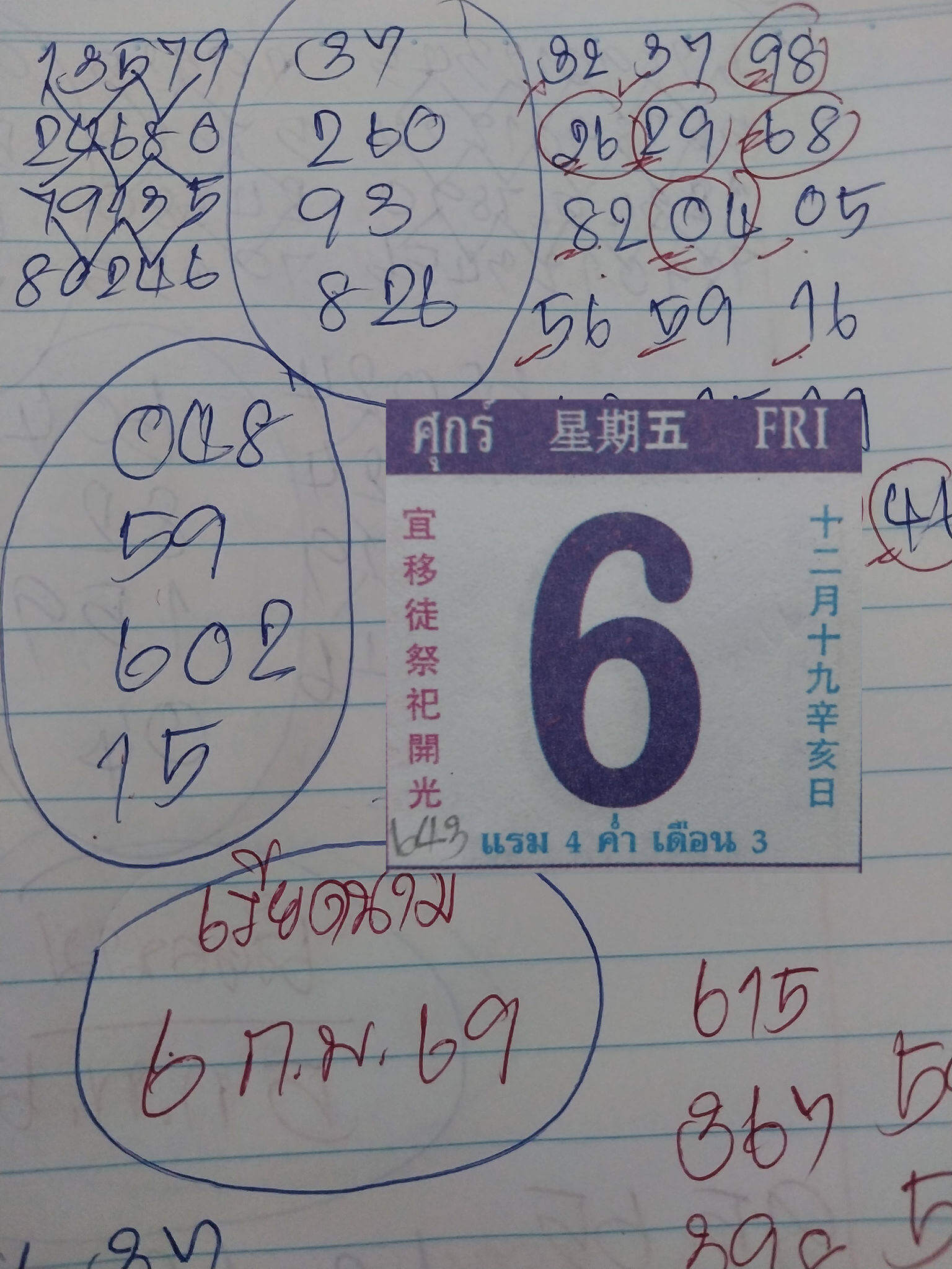 แนวทางหวยฮานอย 6/2/69 แนวทางหวยฮานอยวันนี้ออก งวดวันที่ 6 กุมภาพันธ์ 2569 หวยฮานอย 6-2-69 ชุด1