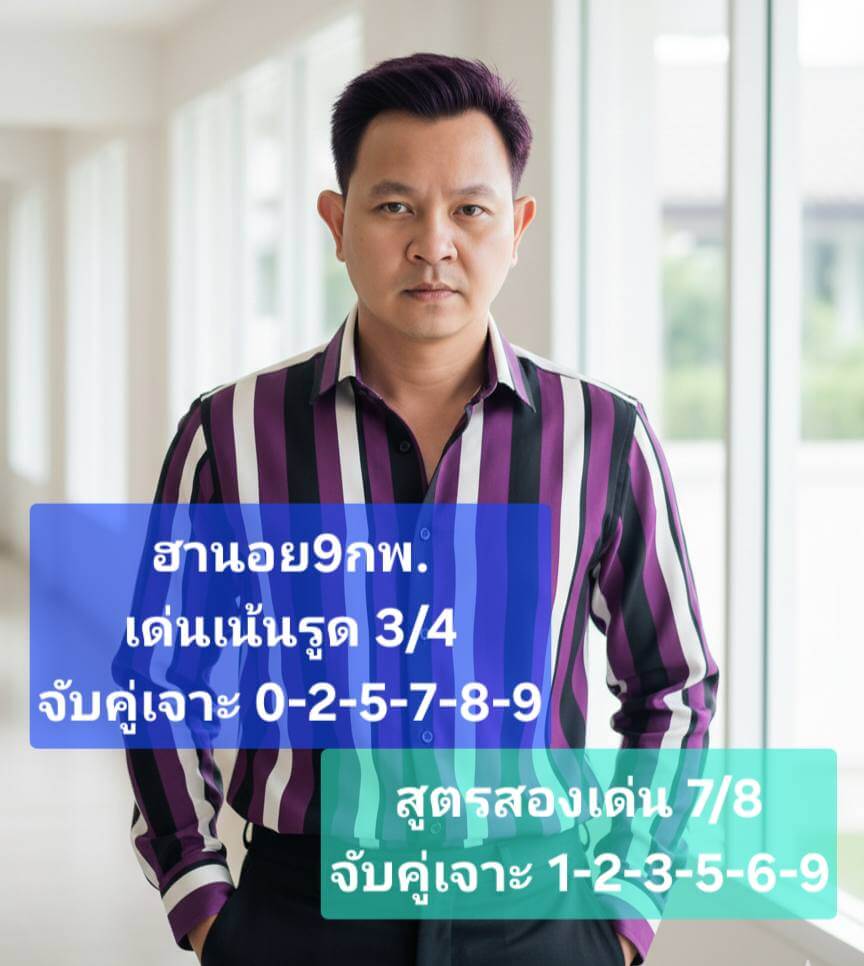 แนวทางหวยฮานอย 9/2/69 แนวทางหวยฮานอยวันนี้ออก งวดวันที่ 9 กุมภาพันธ์ 2569 หวยฮานอย 9-2-69 ชุด3