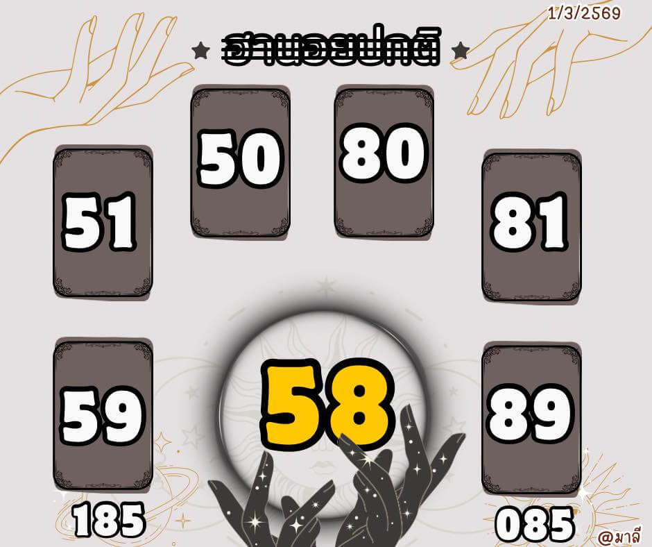 แนวทางหวยฮานอย 1/3/69 แนวทางหวยฮานอยวันนี้ออก งวดวันที่ 3 มีนาคม 2569 หวยฮานอย 1-3-69 ชุด3