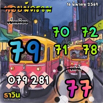 แนวทางหวยฮานอย 16/3/69 แนวทางหวยฮานอยวันนี้ออก งวดวันที่ 16 มีนาคม 2569 หวยฮานอย 16-3-69 ชุด5