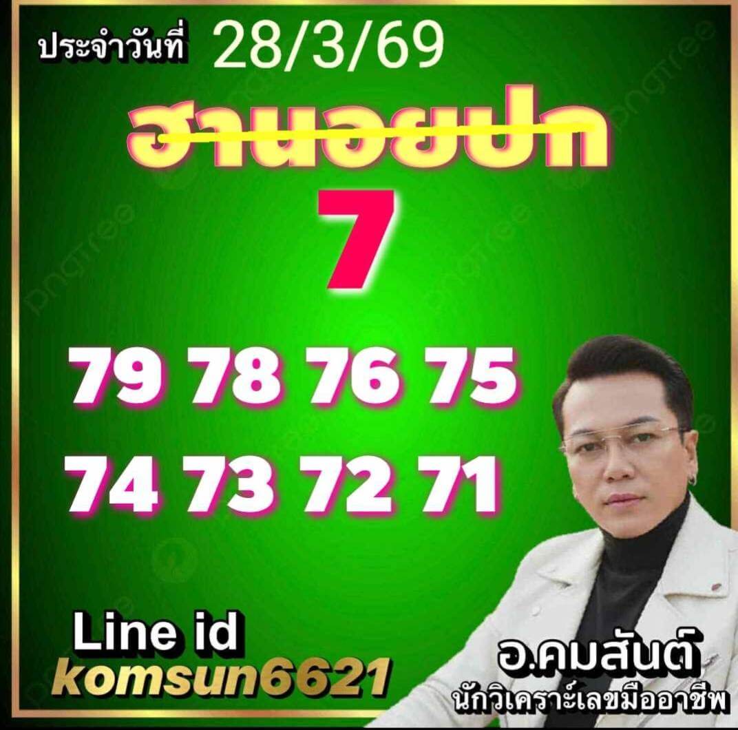 แนวทางหวยฮานอย 28/3/69 แนวทางหวยฮานอยวันนี้ออก งวดวันที่ 28 มีนาคม 2569 หวยฮานอย 28-3-69 ชุด5