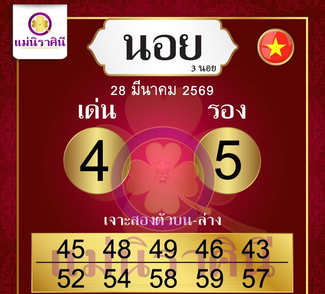 แนวทางหวยฮานอย 28/3/69 แนวทางหวยฮานอยวันนี้ออก งวดวันที่ 28 มีนาคม 2569 หวยฮานอย 28-3-69 ชุด9