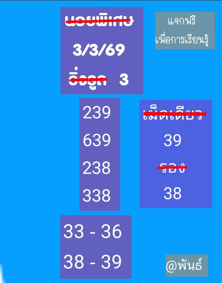 แนวทางหวยฮานอย 3/3/69 แนวทางหวยฮานอยวันนี้ออก งวดวันที่ 3 มีนาคม 2569 หวยฮานอย 3-3-69 ชุด6