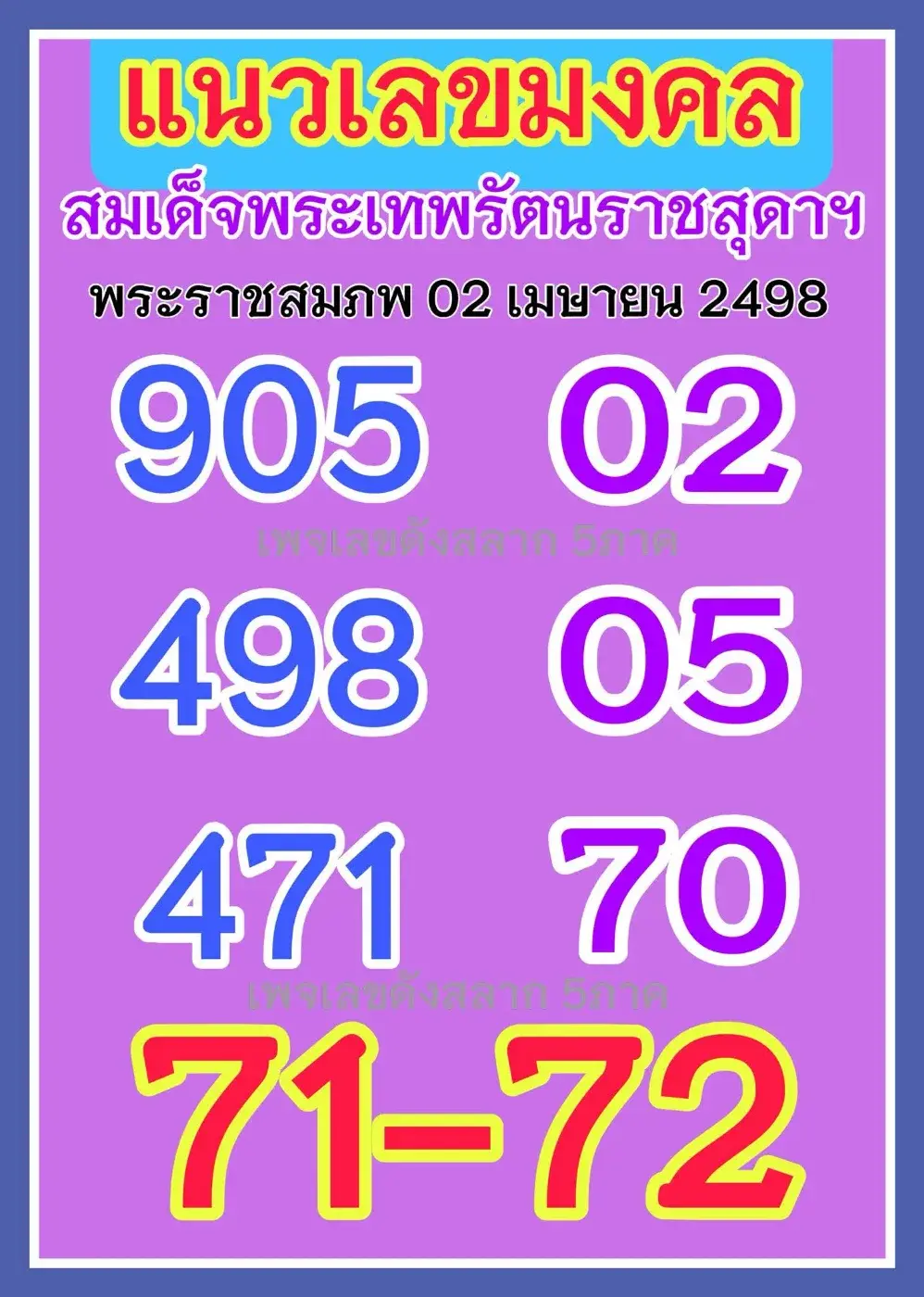 เลขเด็ดพระเทพ งวด 1 เมษายน 2569 เปิดเลขมงคลสายศรัทธา ลุ้นโชคต้นเดือน! เลขเด็ดพระเทพ 1/4/69