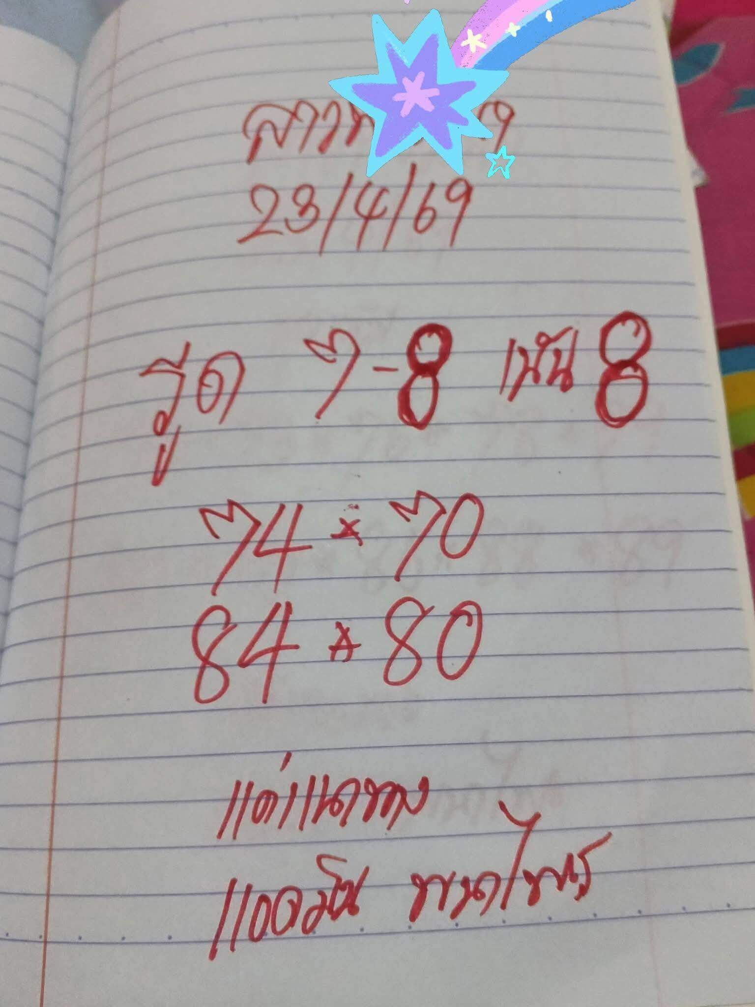 หวยลาว 23-4-69 ชุด8