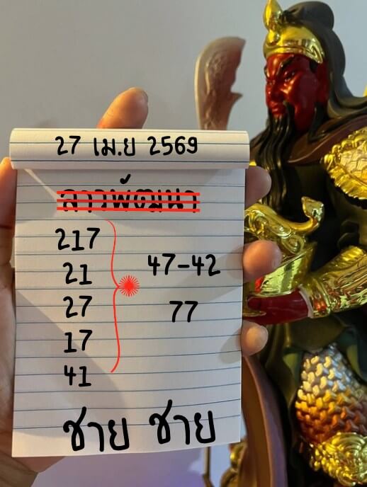 หวยลาว 27-4-69 ชุด6