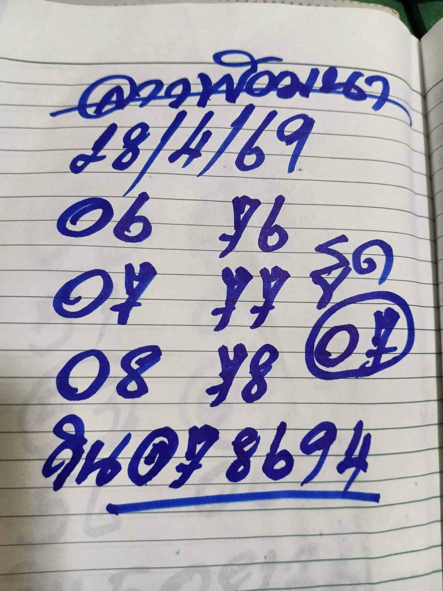 หวยลาว 28-4-69 ชุด8