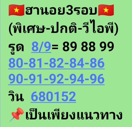 แนวทางหวยฮานอย 11/4/69 แนวทางหวยฮานอยวันนี้ออก งวดวันที่ 11 เมษายน 2569 หวยฮานอย 11-4-69 ชุด4
