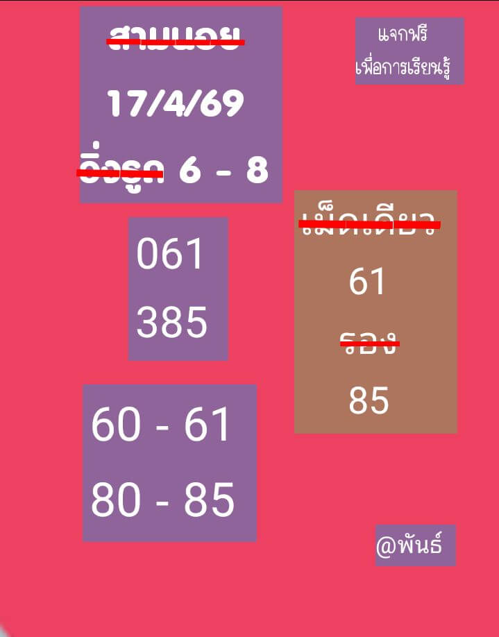 แนวทางหวยฮานอย 17/4/69 แนวทางหวยฮานอยวันนี้ออก งวดวันที่ 17 เมษายน 2569 หวยฮานอย 17-4-69 ชุด2