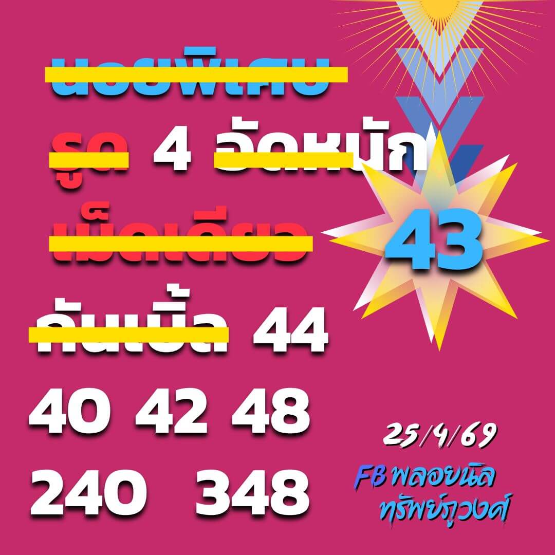 แนวทางหวยฮานอย 25/4/69 แนวทางหวยฮานอยวันนี้ออก งวดวันที่ 25 เมษายน 2569 หวยฮานอย 25-4-69 ชุด3