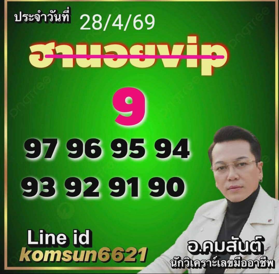 แนวทางหวยฮานอย 28/4/69 แนวทางหวยฮานอยวันนี้ออก งวดวันที่ 28 เมษายน 2569 หวยฮานอย 28-4-69 ชุด3