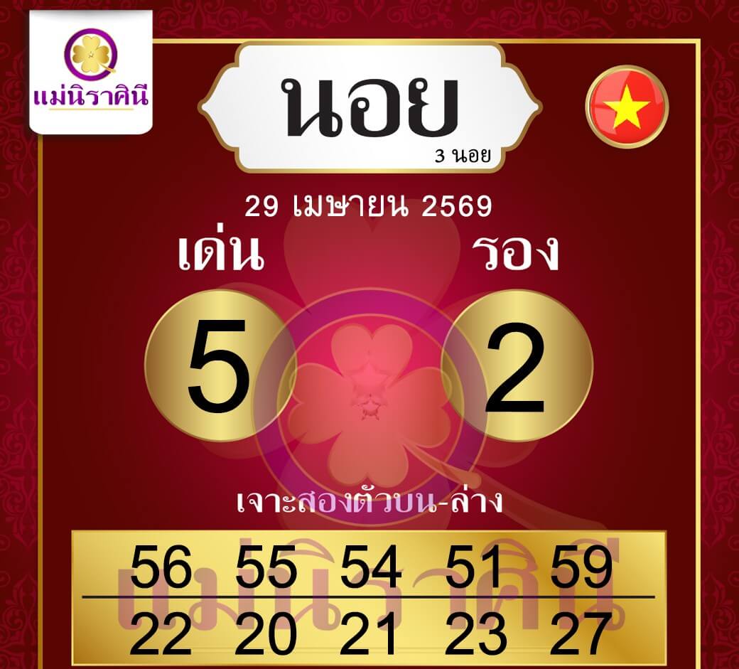 แนวทางหวยฮานอย 29/4/69 แนวทางหวยฮานอยวันนี้ออก งวดวันที่ 29 เมษายน 2569 หวยฮานอย 29-4-69 ชุด3