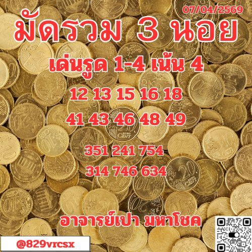 แนวทางหวยฮานอย 7/4/69 แนวทางหวยฮานอยวันนี้ออก งวดวันที่ 7 เมษายน 2569 หวยฮานอย 7-4-69 ชุด6