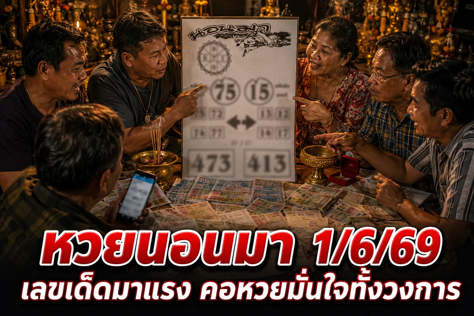 หวยนอนมา 1/6/69 เลขเด็ดมาแรง โค้งสุดท้ายก่อนหวยออก คอหวยแห่ตามเลขดังงวดนี้ หวยนอนมา 1/6/69 เลขเด็ดมาแรง โค้งสุดท้ายก่อนหวยออก คอหวยแห่ตามเลขดังงวดนี้