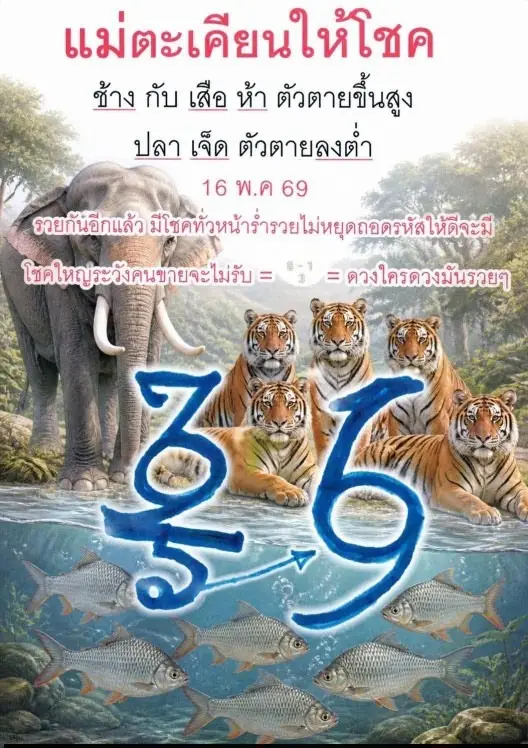 หวยภาพปริศนา 16/5/69 มาแรงไม่หยุด คอหวยแห่ซูมตีเลขดังโซเชียล ลุ้นโค้งสุดท้ายก่อนหวยออก หวยภาพปริศนา 16/5/69