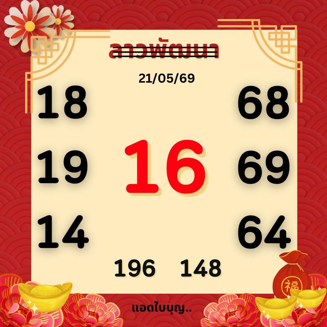 หวยลาว 21-5-69 ชุด8
