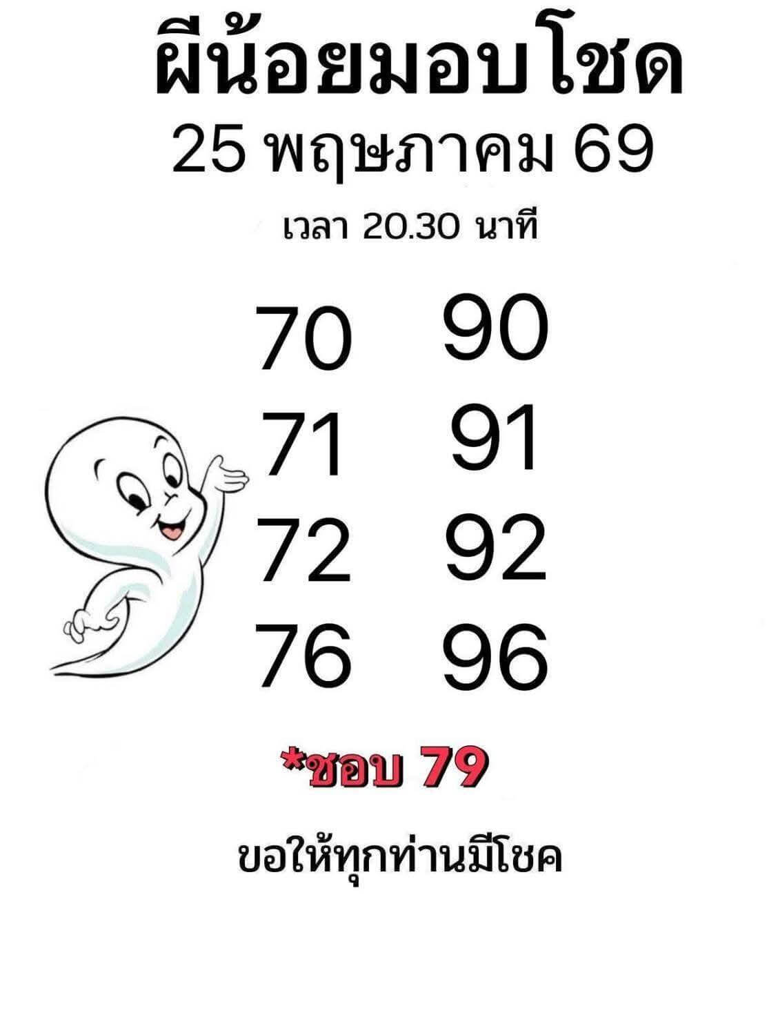 หวยลาว 25-5-69 ชุด2