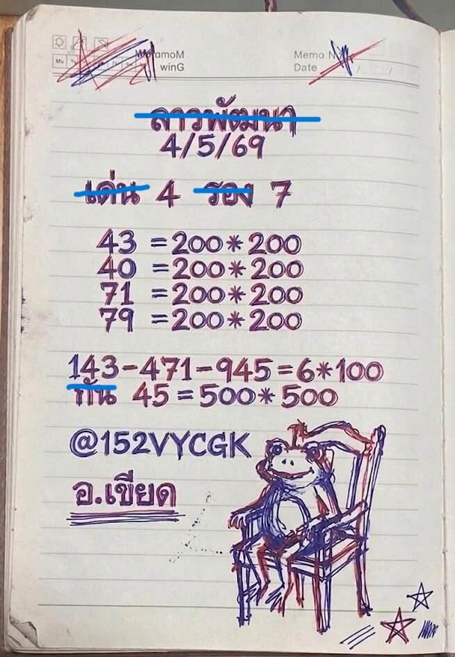 หวยลาว 4-5-69 ชุด6